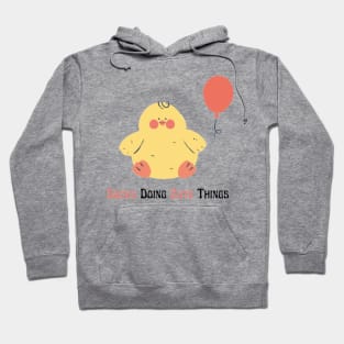 Ducks Doing Cute Things Hoodie